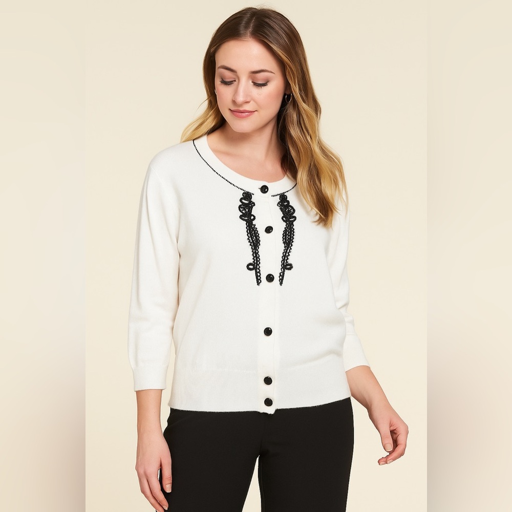 CLUB MONACO Cashmere and Rabbit hair blend Cardigan Sweater size M/L